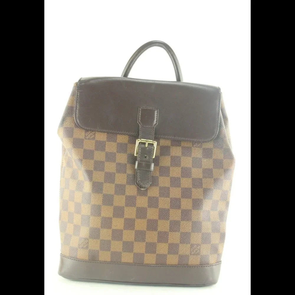 Louis Vuitton Damier Ebene Soho Backpack 2LV117K Louis Vuitton Damier Ebene Soho Backpack 1825499 – FASHIONPHILE main image 4